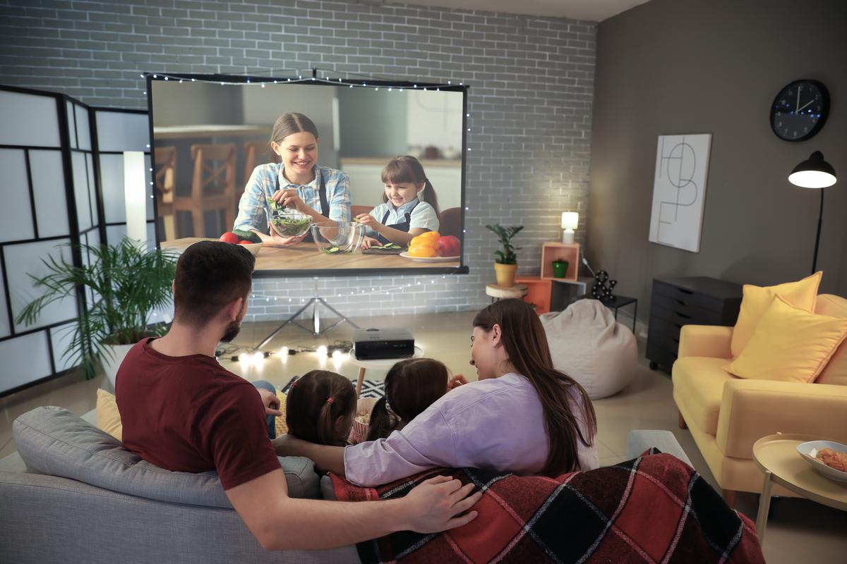 Comfortable viewing experience at home